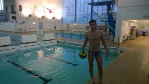 Enfield's hat-trick hero Richard Waller before the game at Reading