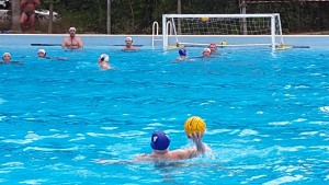 The open-air pool in Skopje