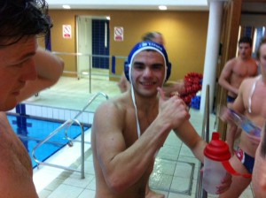 Enfield's Richard Waller gives the result the thumbs up